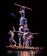 cirque du soleil. шоу начинается